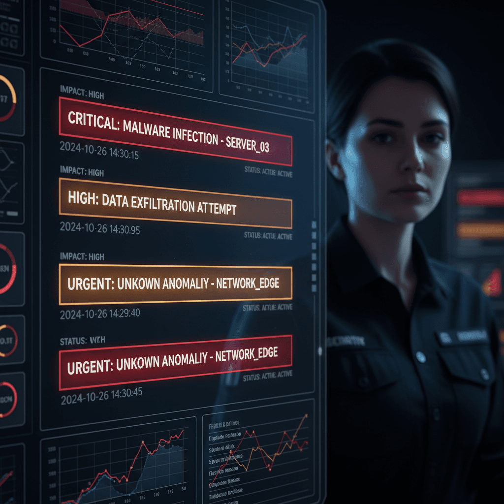 Real-time security threat alerts